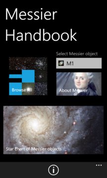 Messier Handbook App Screenshot 2