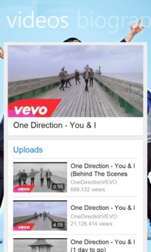 One Direction Music Screenshot Image