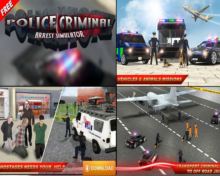 Police Criminal Arrest Simulator - Hostage Rescue