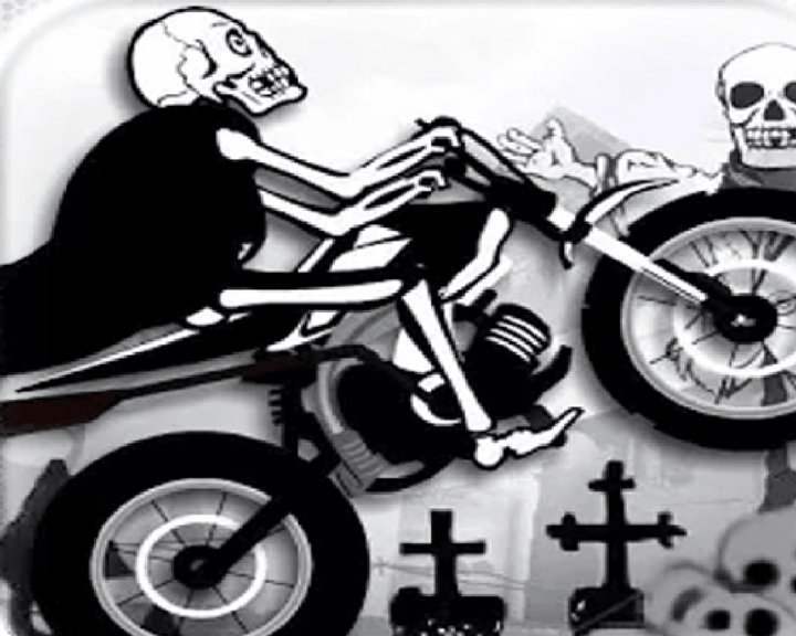 Devil Motorbike Rider Image