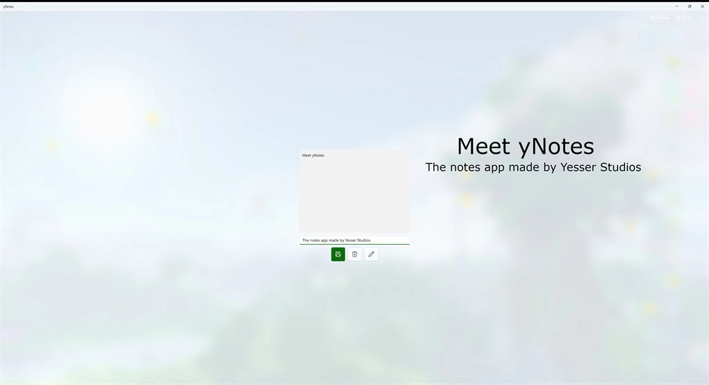 yNotes Screenshot Image