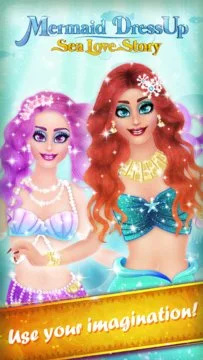 Mermaid Dressup: Sea Love Story Screenshot Image