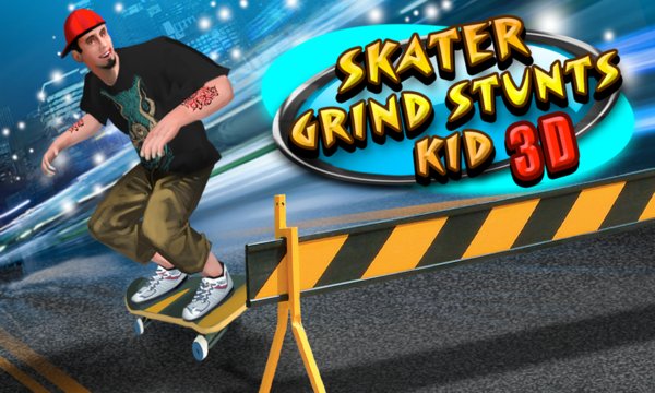 Skater Grind Stunts Kid 3D Screenshot Image