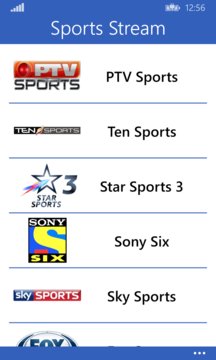 Sports Stream Screenshot Image
