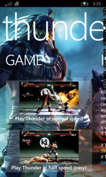 Thunder Trainer Screenshot Image