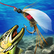 Trout Fly Fishing Icon Image