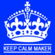 Keep Calm Maker Icon Image