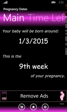 Pregnancy Dates Screenshot Image #2