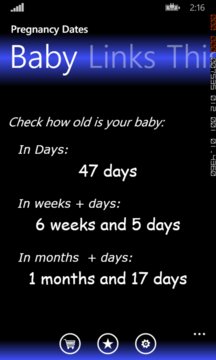 Pregnancy Dates Screenshot Image #8