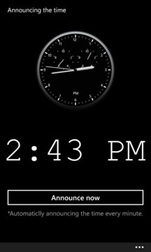 Announcing the Time Screenshot Image
