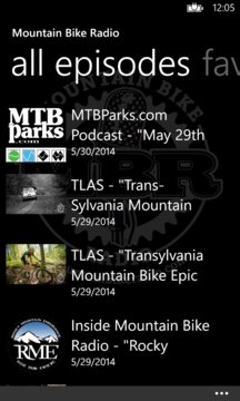 Mountain Bike Radio Screenshot Image