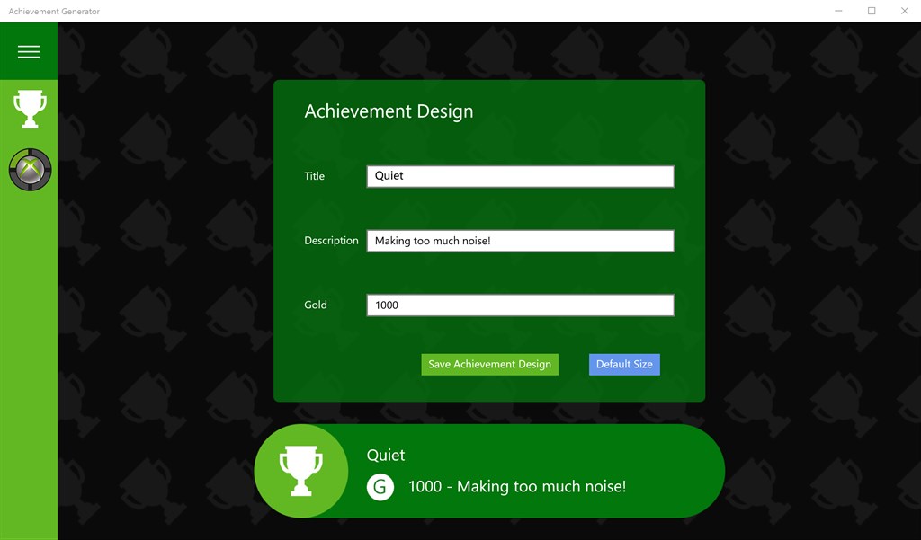 AchievementGenerator Screenshot Image