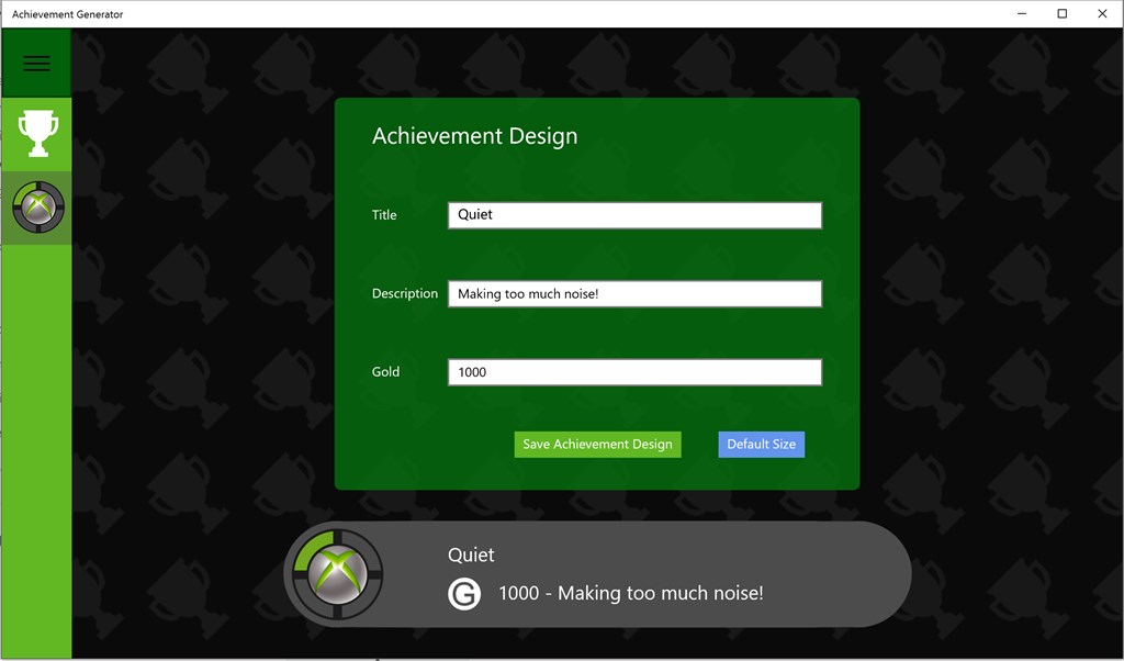 AchievementGenerator Screenshot Image #2
