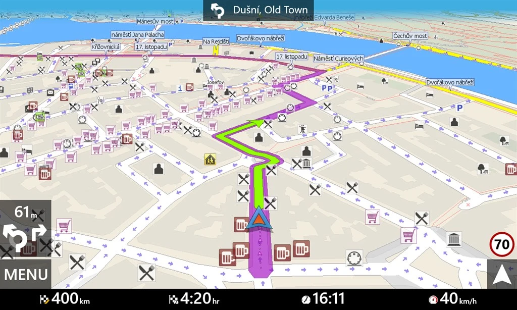 MapFactor GPS Navigation Screenshot Image #8