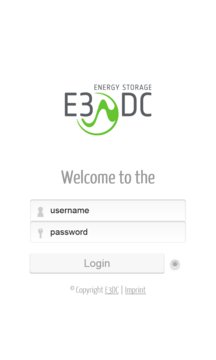 E3DC Portal Screenshot Image