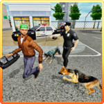 Police Dog Crime Patrol Sniff Image