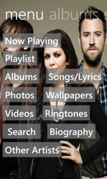Lady Antebellum Music Screenshot Image