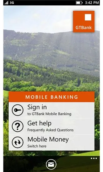 GTBank Mobile Screenshot Image