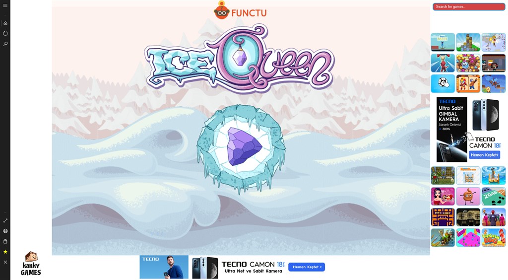 Ice Queen Adventure Kids Screenshot Image