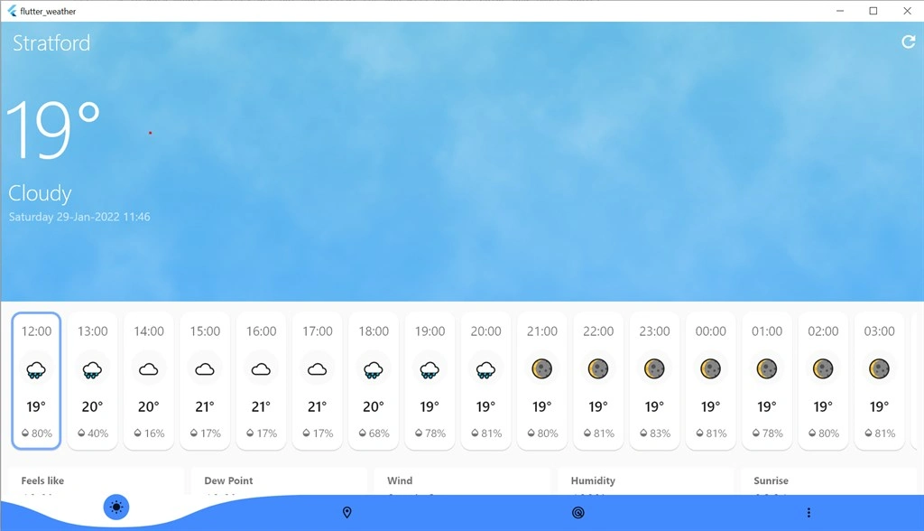 Dromosys Weather Screenshot Image