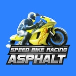 Speed Bike Racing Asphalt Image
