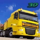 Cargo Transport Truck Driver Icon Image