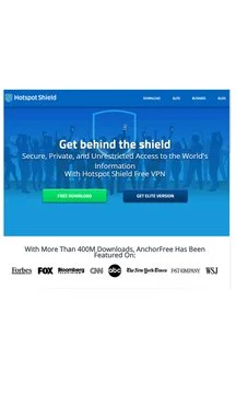 Hotspot Shield VPN Screenshot Image