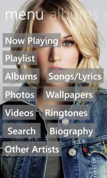 Carrie Underwood Music Screenshot Image