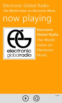 Electronic Global Radio Screenshot Image