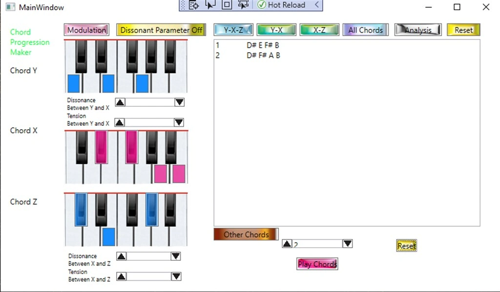 Chord Progression Generator Screenshot Image