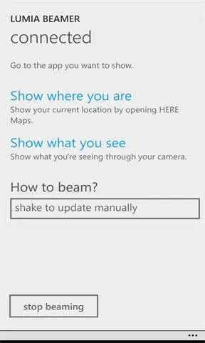 Lumia Beamer Screenshot Image #2