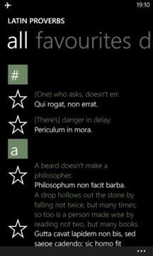 Latin Proverbs App Screenshot 1