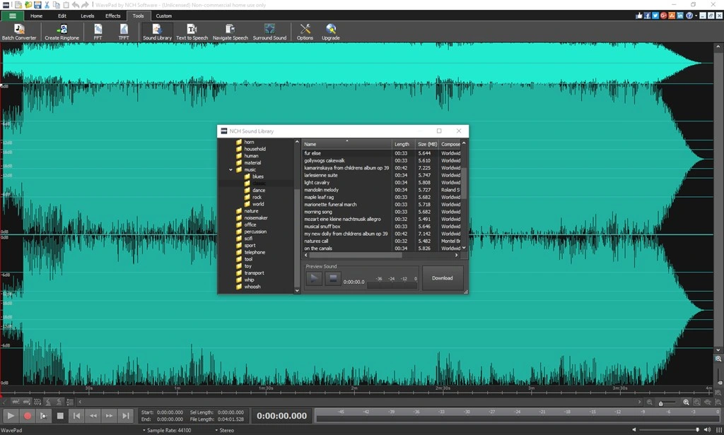 WavePad Audio Editor Screenshot Image #2