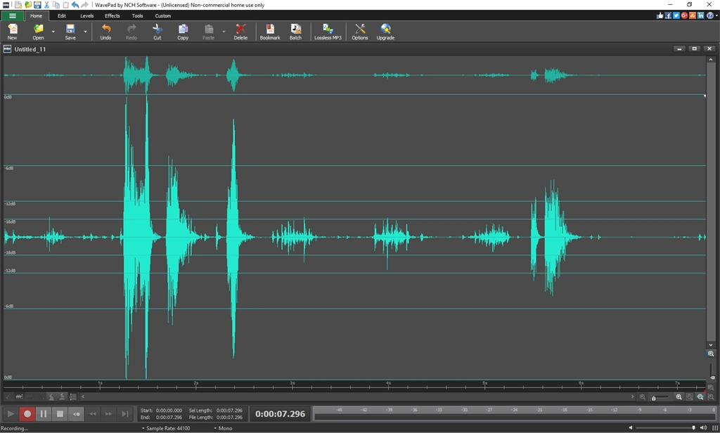 WavePad Audio Editor Screenshot Image #3