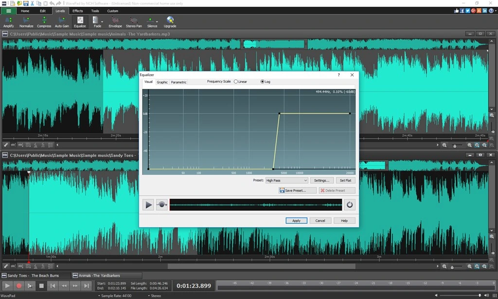 WavePad Audio Editor Screenshot Image #5