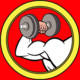 Dumbbell Exercise Icon Image