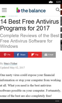 Best  Antivirus Programs for 2017 Screenshot Image
