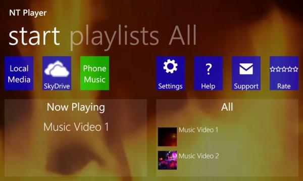 NT Player Screenshot Image