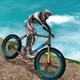 Uphill Bicycle BMX Rider