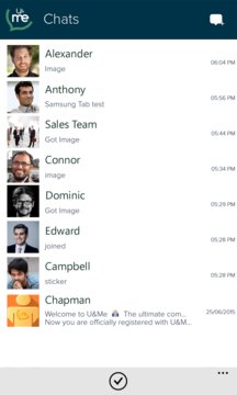 U&Me Messenger Screenshot Image
