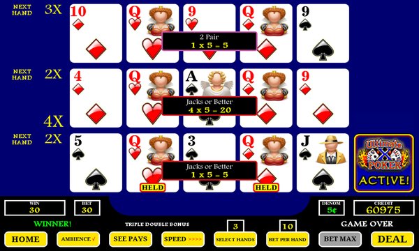 Ultimate X Poker Screenshot Image