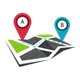GPS Routes Finder Icon Image