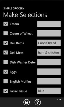 Simple Grocery Screenshot Image