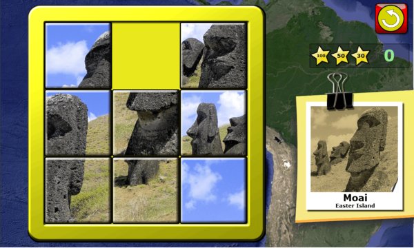 Kids Slide Puzzle World Mystic Squares App Screenshot 2
