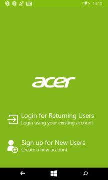 Acer Leap Manager Screenshot Image