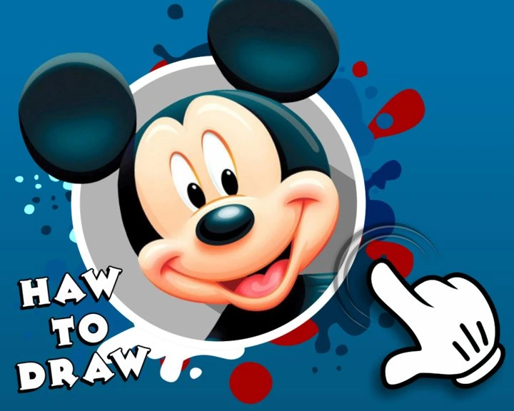 How to Draw Mickey Image