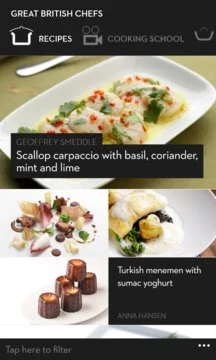 Recipes by Great British Chefs Screenshot Image