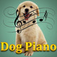 Dog Piano Icon Image