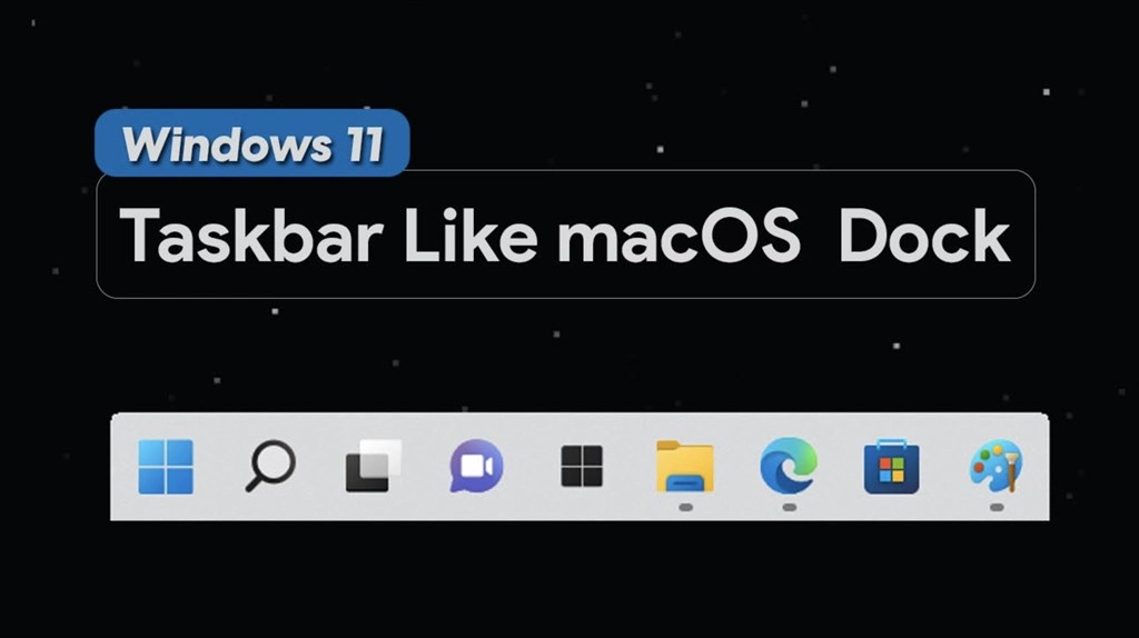 Taskbar Dock Screenshot Image