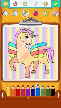 Horse Coloring Pages Screenshot Image